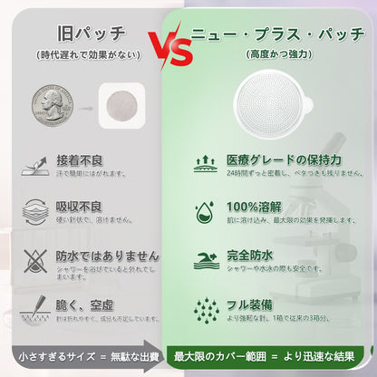 【完全新改良パッチ PLUS】 🌕🌕𝑳𝒖𝒙𝒂𝒓𝒊𝒔𝒆® モリンガ＆ベルベリン 10-IN-1 高機能ナノマイクロニードルパッチ（1日1回、7日で変化を実感）✅肥満・糖尿病・睡眠時無呼吸症候群・関節の悩み向け